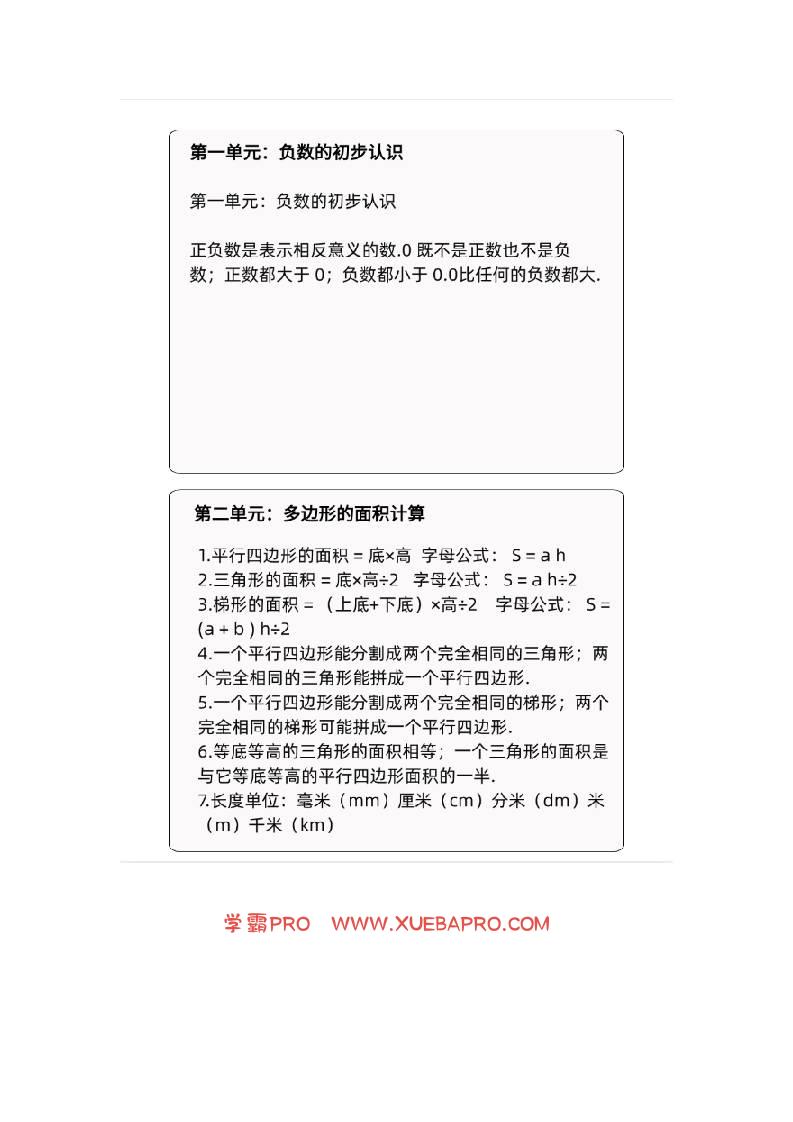 五年级数学上册苏教版课课贴-学霸PRO